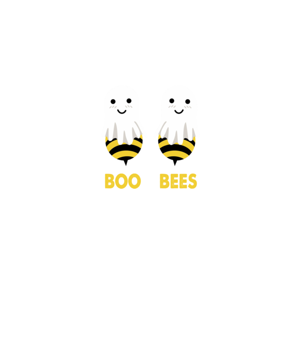 Boo bees model negru pe tricou