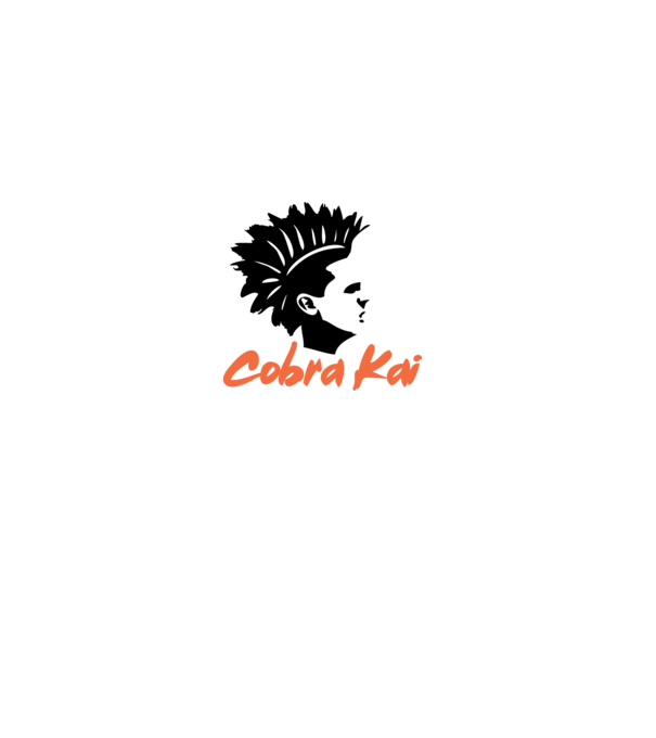 cobra kai punk model gri pe tricou