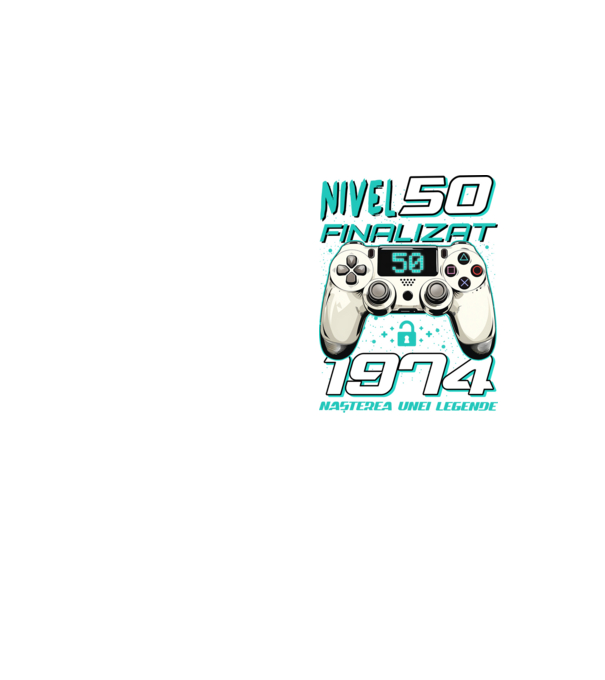 Nivel finalizat 50 1975 model galben neon pe tricou