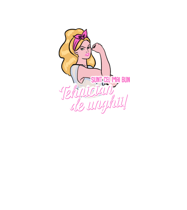 Nu există imposibil! Sunt cel mai bun tehnician de unghii! model negru pe tricou