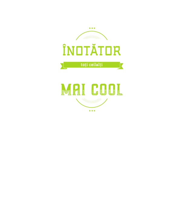 Sunt înotător, la fel ca toți ceilalți, dar mult mai cool model negru pe tricou