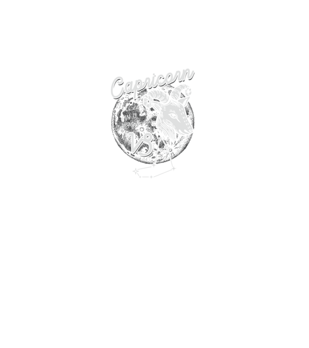 Zodiac femeie CAPRICORN retro model turcoaz pe tricou