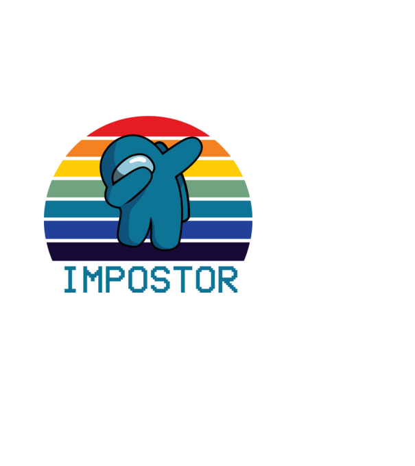 Impostor model alb pe tricou