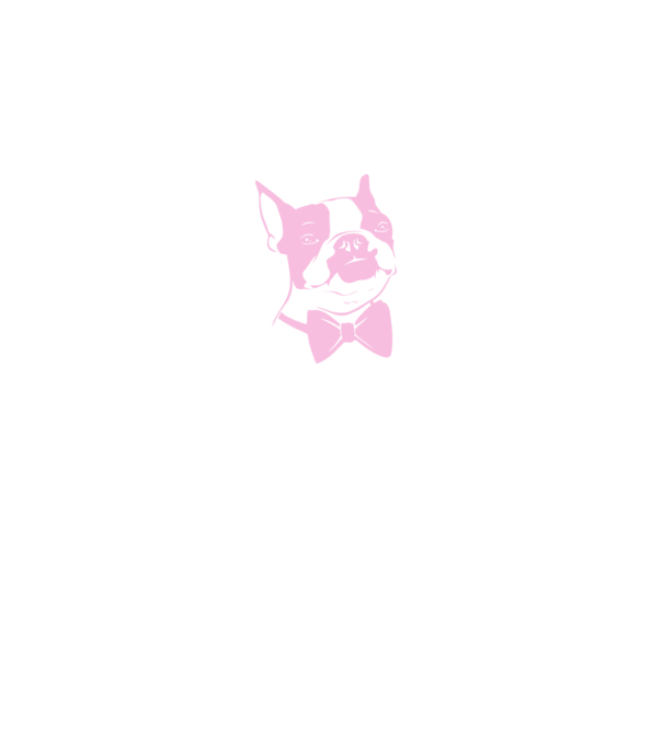 Boston Terrier model gri pe tricou