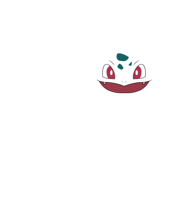 Bulbasaur model galben neon pe tricou