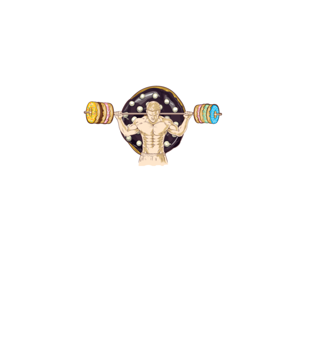 Powered by donuts model turcoaz pe tricou