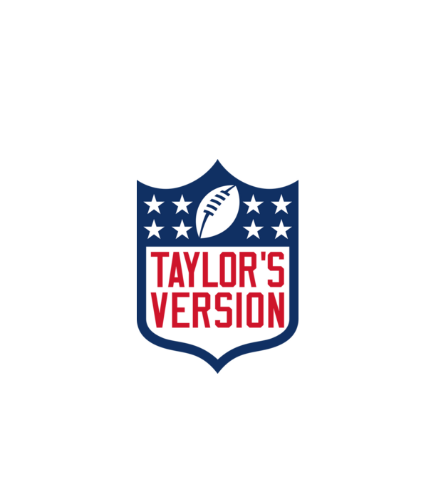 Taylor Swift football logo model alb pe tricou