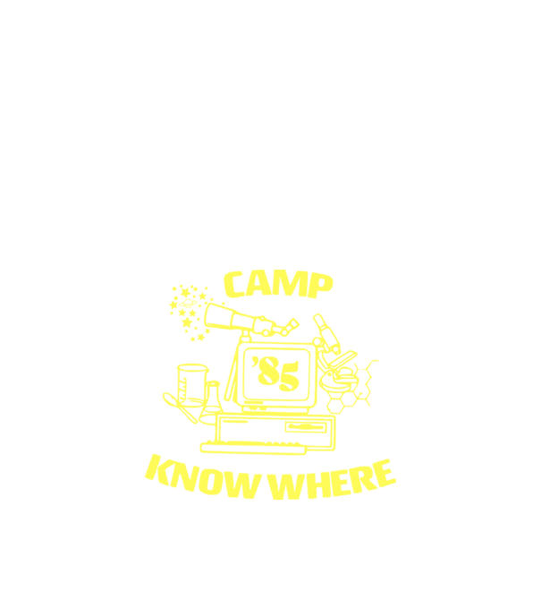 camp nowhere 85 stranger things model negru pe tricou