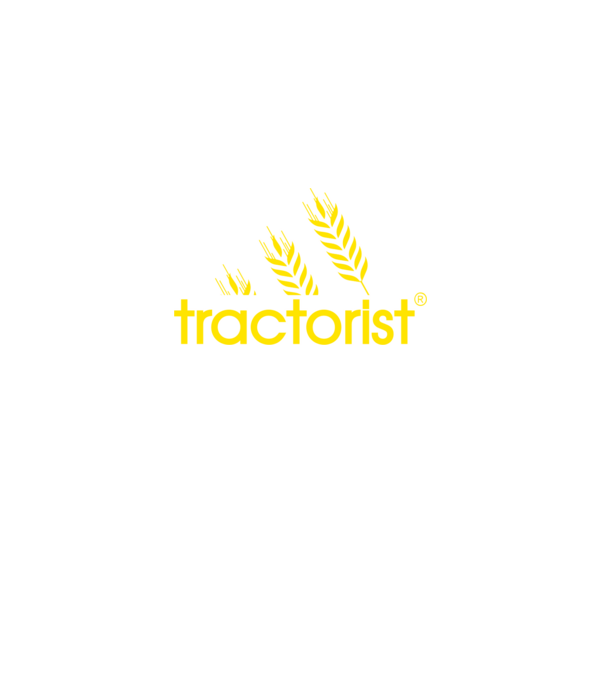 tractorist model negru pe tricou