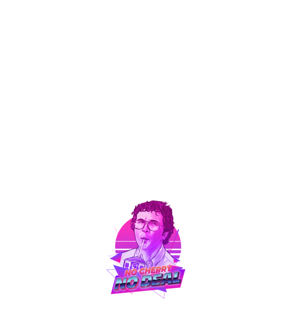 no cherry no deal stranger things model negru pe tricou