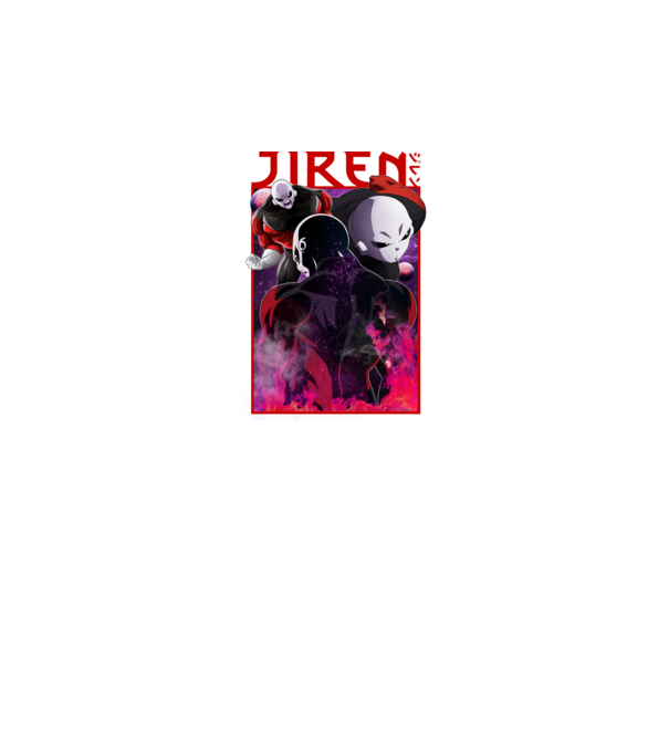 jiren dragonball model negru pe tricou