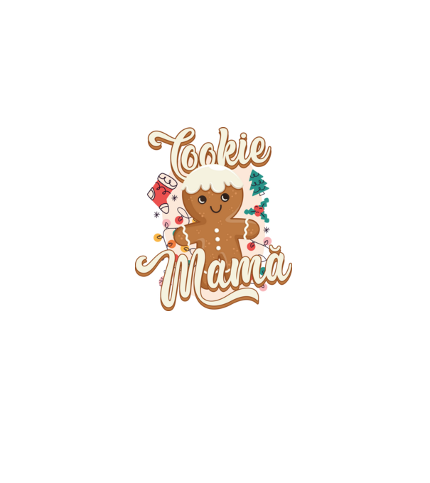 Cookie mamă model alb pe tricou