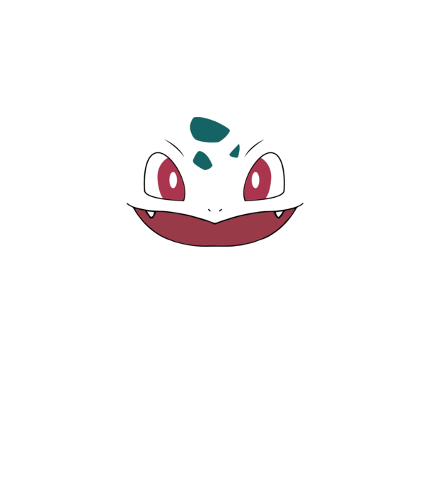 Bulbasaur model gri pe tricou