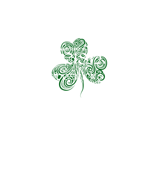 Everyone is irish shamrock model negru pe tricou