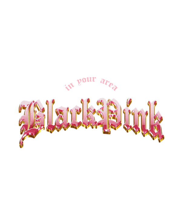 BLACPINK in your area model alb pe tricou