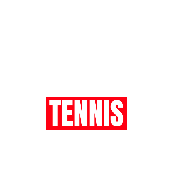 TENNIS HERO model negru pe tricou