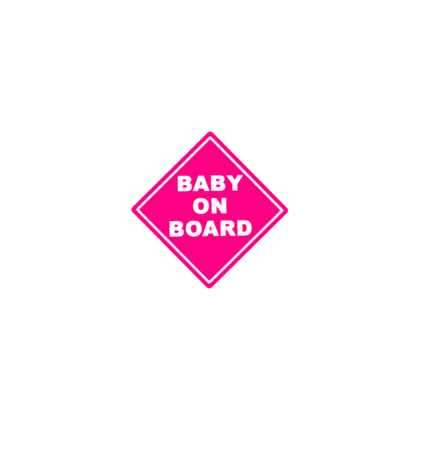 Baby on board model alb pe tricou