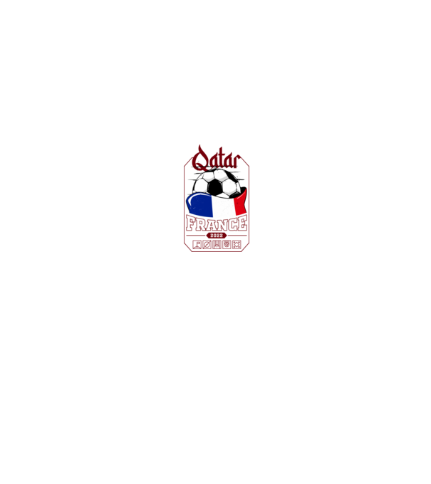 Qatar teams France model negru pe tricou
