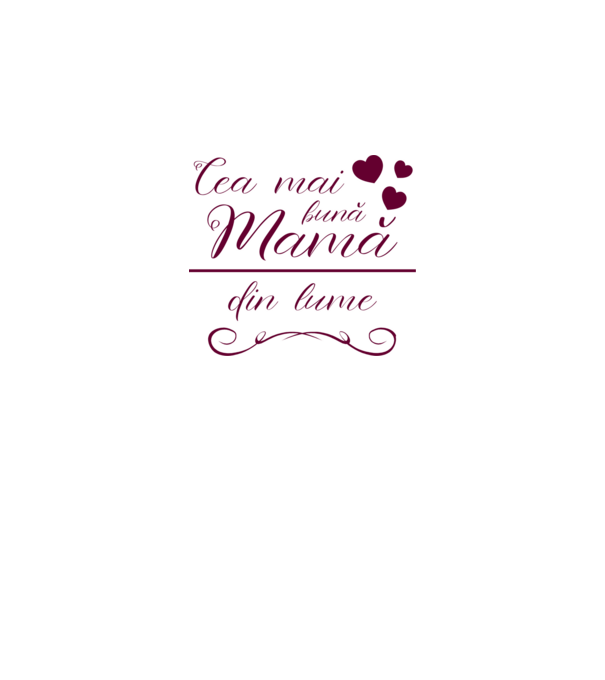 Cea mai bună mamă din lume model alb pe tricou