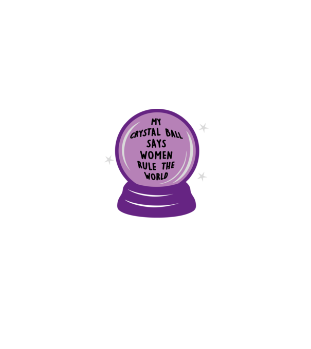 Women rule the world model negru pe tricou