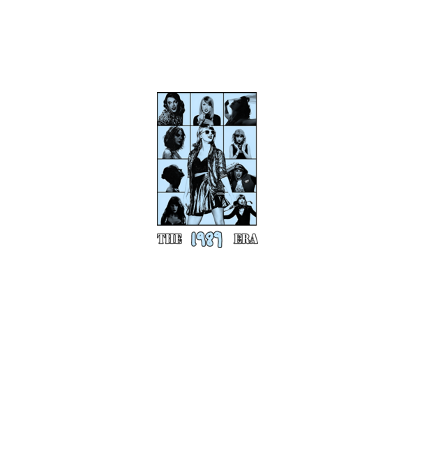 Taylor Swift ERAS blue model turcoaz pe tricou