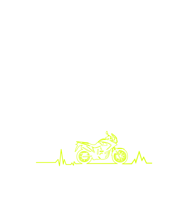 ECG Motociclist model albastru închis pe tricou