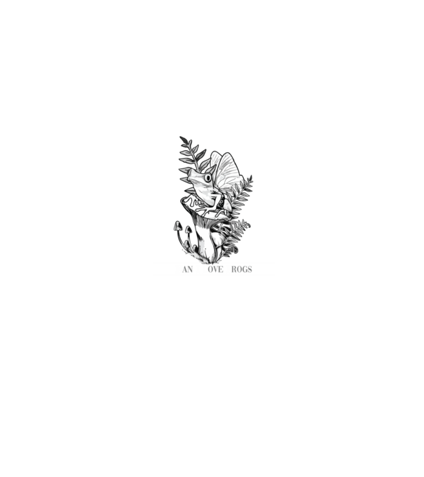 MILF man i love frogs model albastru jeanși pe tricou