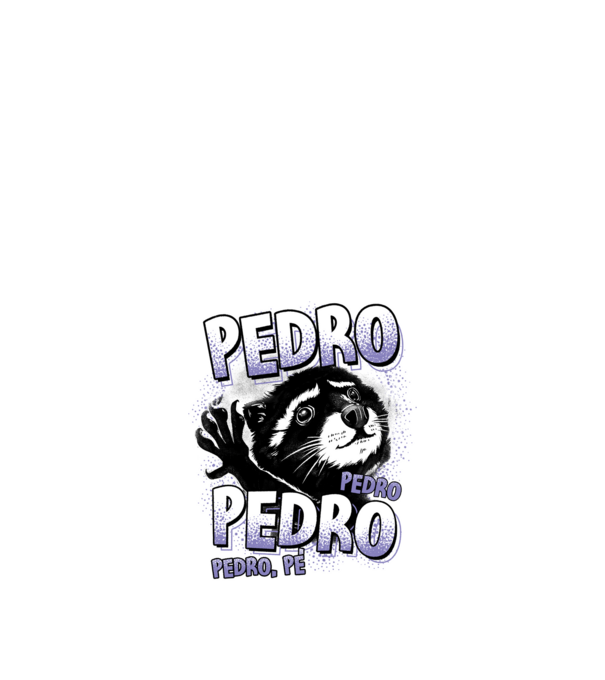 PEDRO PEDRO PEDRO model negru pe tricou