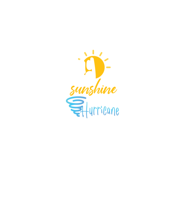 May Girls are Sunshine mixed with a little Hurricane model negru pe tricou