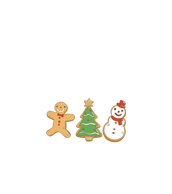 christmas cookies model negru pe tricou