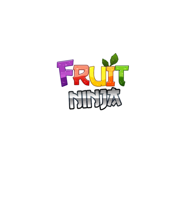 Fruit Ninja model alb pe tricou