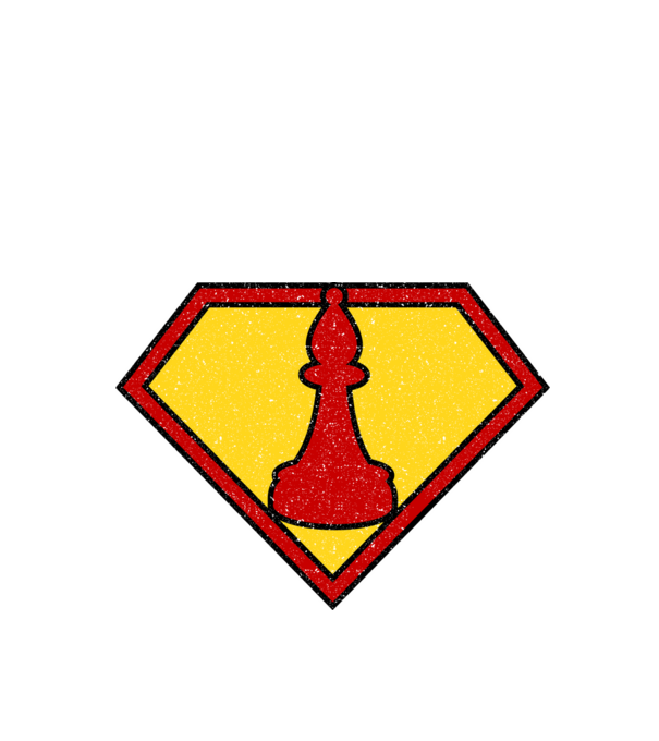 SuperChess alergător de șah model turcoaz pe tricou