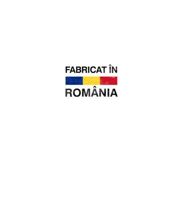 Fabricat în România model negru pe tricou