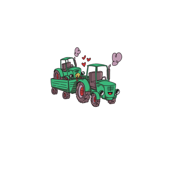 TRACTOR model negru pe tricou