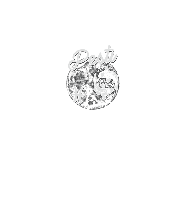Zodiac femeie PEȘTI retro model negru pe tricou