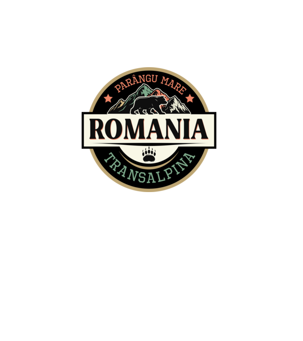 România transalpina model turcoaz pe tricou
