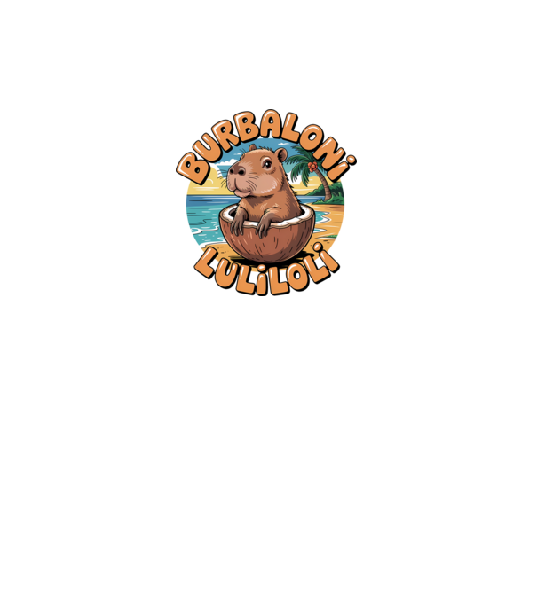 Burbaloni Luliloli model negru pe tricou