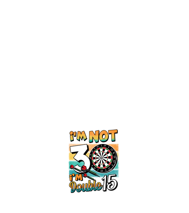 Darts Birthday 30 years old model albastru închis pe tricou