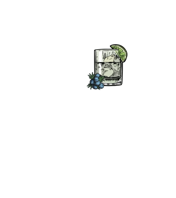 Let the fun be gin model turcoaz pe tricou