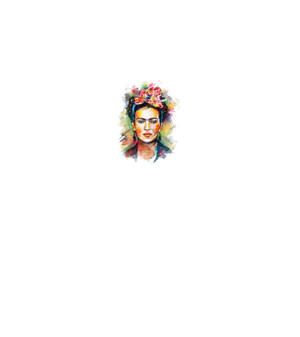 Frida Kahlo model gri pe tricou