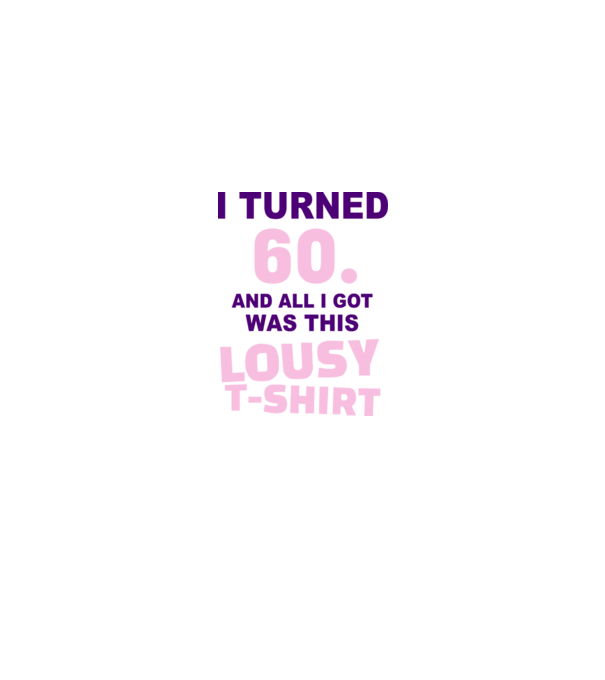 Lousy T-shirt 60 model albastru regal pe tricou