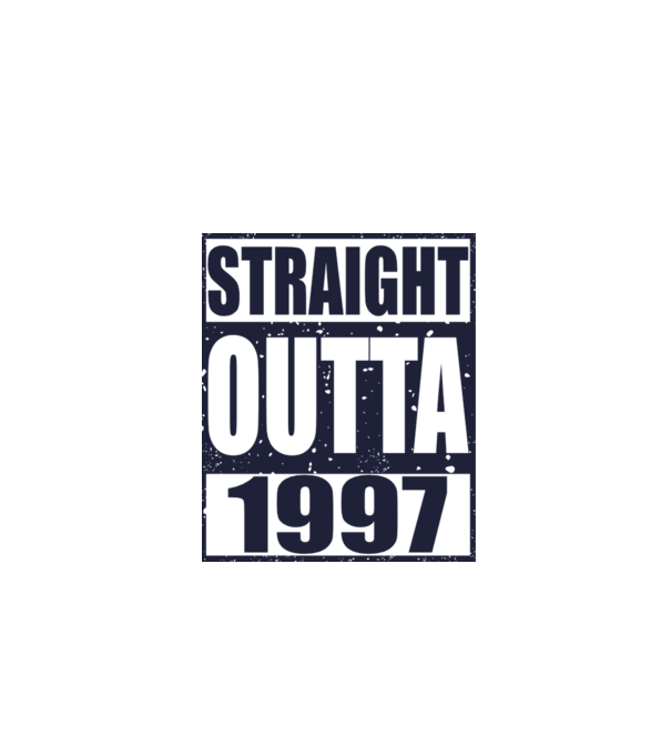 Straight Outta - 1997 model gri pe tricou