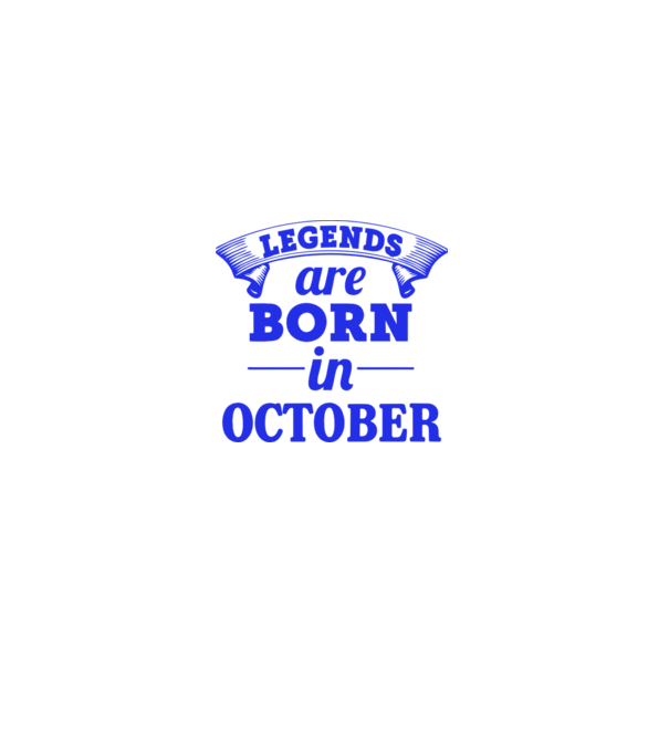 Legends are born in October model liliachiu pe tricou
