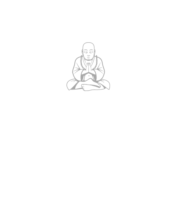 monk outline model negru pe tricou