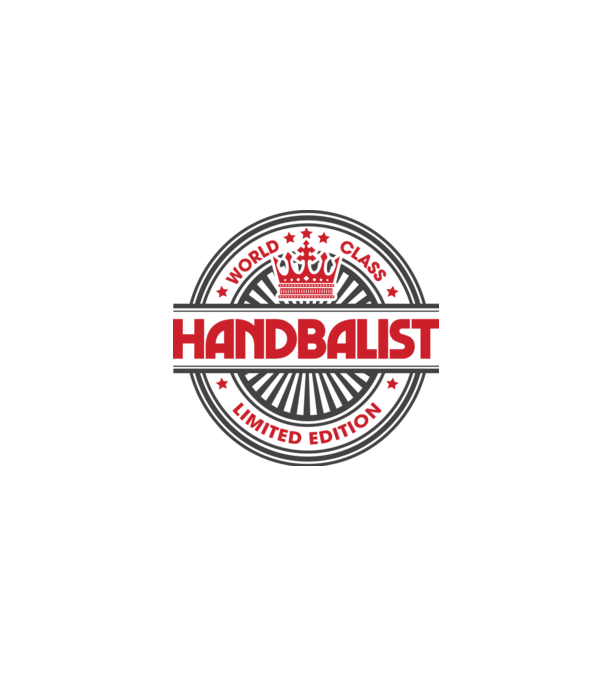 handbalist model alb pe tricou
