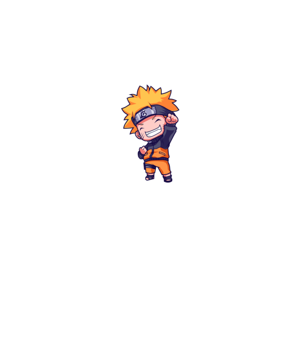 NARUTO model negru pe tricou