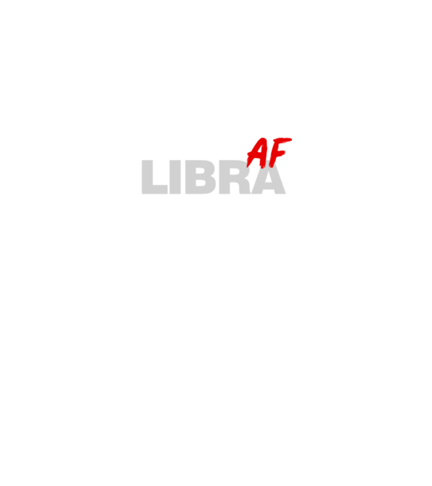 LIBRA as fuck model negru pe tricou