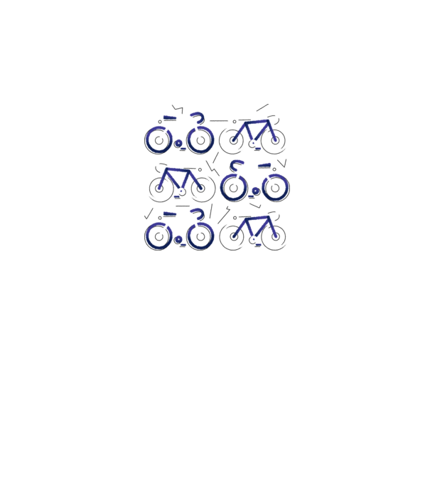 Bikes model roz pe tricou