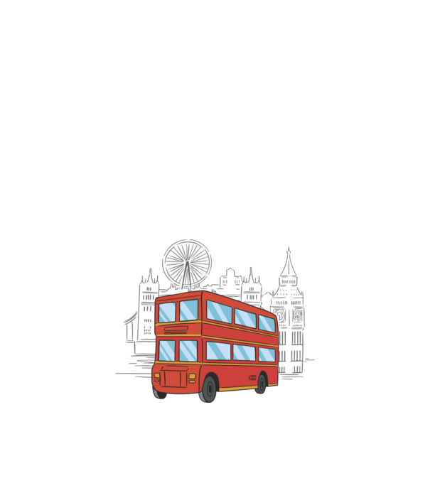 Autobuze model alb pe tricou
