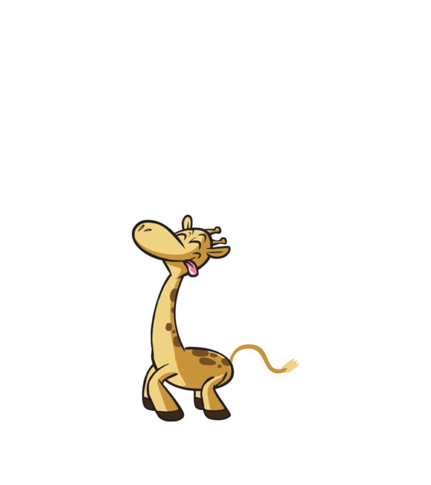 Giraffe model albastru închis pe tricou